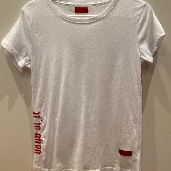 Haus of Jr WHITE Gerrell Tee Sz 12 NWOT - Picture 4 of 10